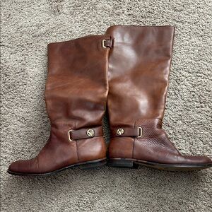 Brown Leather Riding Boots